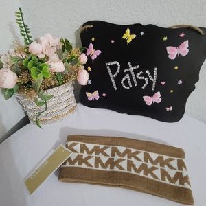 MICHAEL KORS LOGO knit warmer headband 865